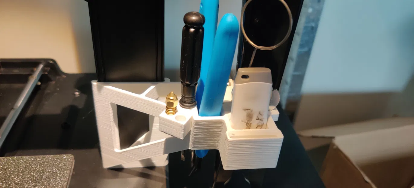 Kệ Giữ Dụng Cụ Cho Ender-3 V3 SE/KE (Không Cần Support) - Thêm Nhiều Đầu Phun - Image 2