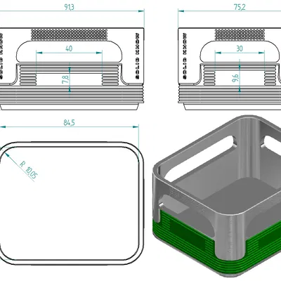 Hộp mini có thể xếp chồng (Thiết kế thùng bia Veltins)