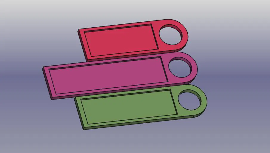 Móc Khóa DYMO Dài 12x30, 40 hoặc 50mm - Image 2