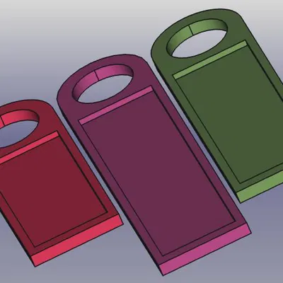 Móc Khóa DYMO Dài 12x30, 40 hoặc 50mm