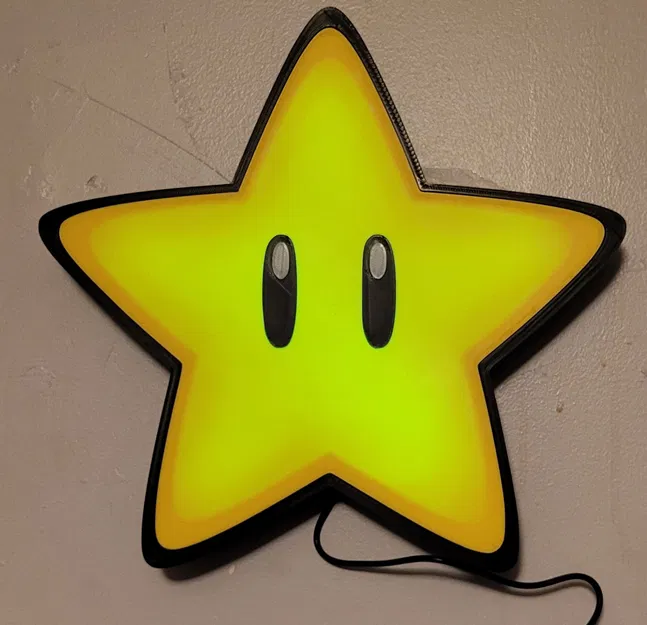 Đèn Hộp Ngôi Sao Mario - Phiên bản Super Mario - Image 1