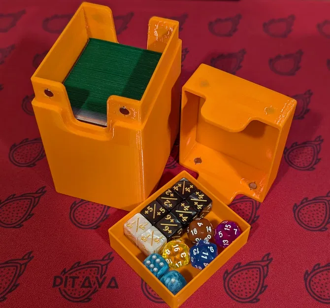 Hộp đựng bài Ma Thuật có khay xúc xắc nam châm (MTG Commander) - Image 1