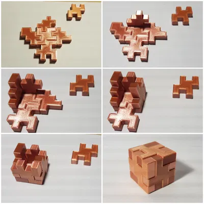 Würfel-Puzzle - Khối Xếp Hình Lập Phương Thử Thách