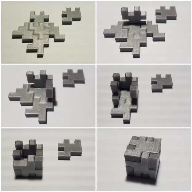 Würfel-Puzzle - Khối Xếp Hình Lập Phương Thử Thách - Image 4