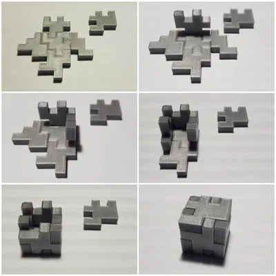 Würfel-Puzzle - Khối Xếp Hình Lập Phương Thử Thách