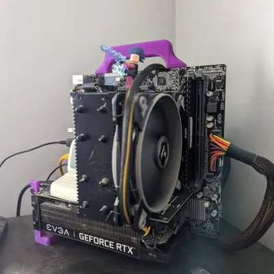 Hộp Case Máy Tính Khung Mở