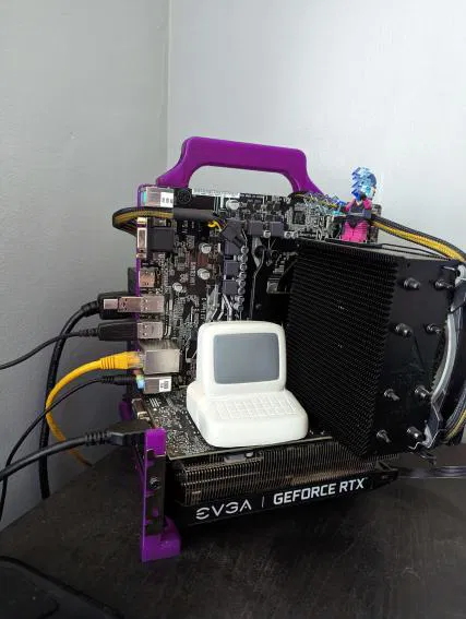 Hộp Case Máy Tính Khung Mở - Image 2