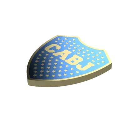 Huy hiệu Boca Juniors 66 sao (ép đùn đơn hoặc kép)