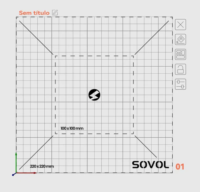 Khuôn Mẫu Bàn In Texure Cho Máy Sovol SV07 - Image 3