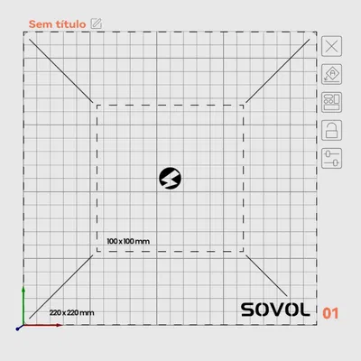 Khuôn Mẫu Bàn In Texure Cho Máy Sovol SV07