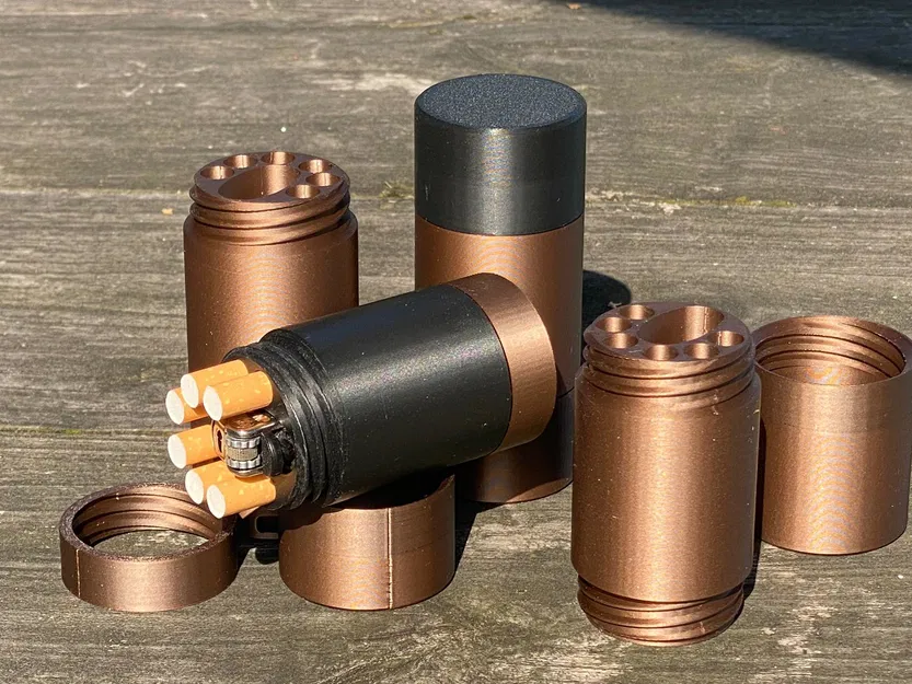 Hộp đựng thuốc lá kèm bật lửa V4 MỚI!! - Image 1