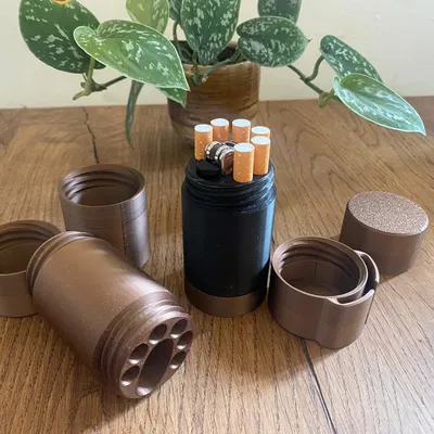 Hộp đựng thuốc lá kèm bật lửa V4 MỚI!!