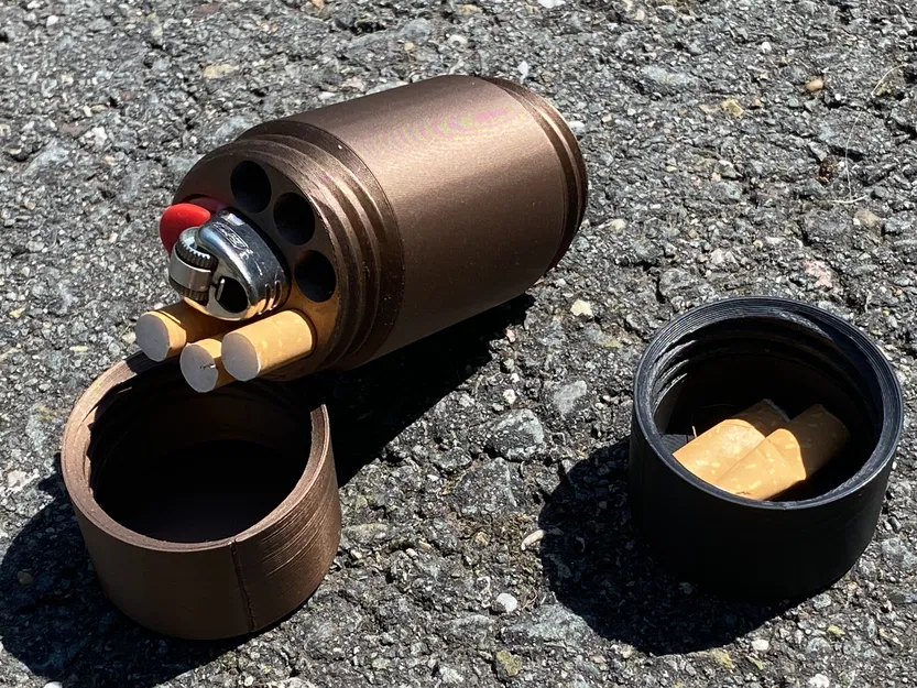 Hộp đựng thuốc lá kèm bật lửa V4 MỚI!! - Image 7