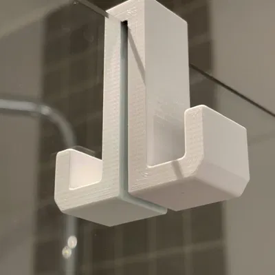 Móc treo hai mặt cho vách kính nhà tắm - Nhiều kích thước 6/8/10/12/14/16mm