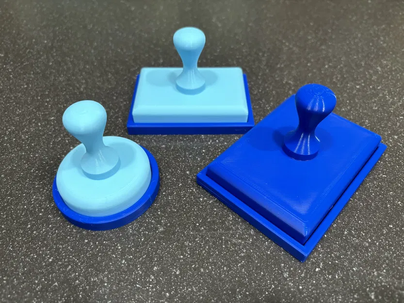 Mẫu Đế Đóng Dấu Kèm Tay Cầm Và Khay - Image 2