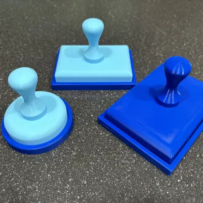 Mẫu Đế Đóng Dấu Kèm Tay Cầm Và Khay