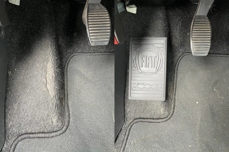 Chỗ để chân cho xe Fiat 500 có logo - Image 1