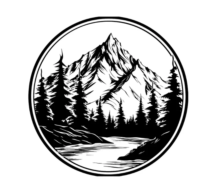 Tranh Tường Nghệ Thuật Cảnh Quan Núi An-pơ - Image 1