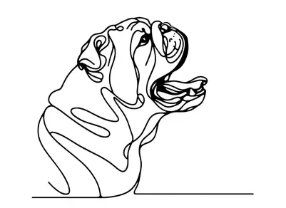 Tranh Treo Tường Hình Bulldog - Image 1