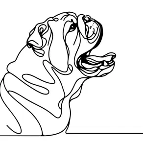 Tranh Treo Tường Hình Bulldog