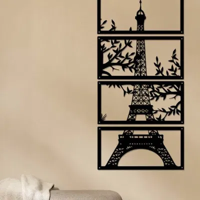 Tranh tường Tháp Eiffel