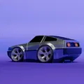 Mô hình Xe DeLorean Thời Gian - Cỗ Máy Thời Gian Huyền Thoại - Thumbnail 2