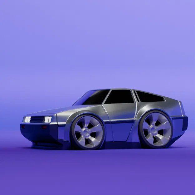 Mô hình Xe DeLorean Thời Gian - Cỗ Máy Thời Gian Huyền Thoại - Image 3