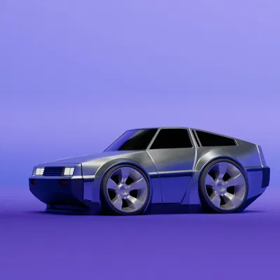 Mô hình Xe DeLorean Thời Gian - Cỗ Máy Thời Gian Huyền Thoại