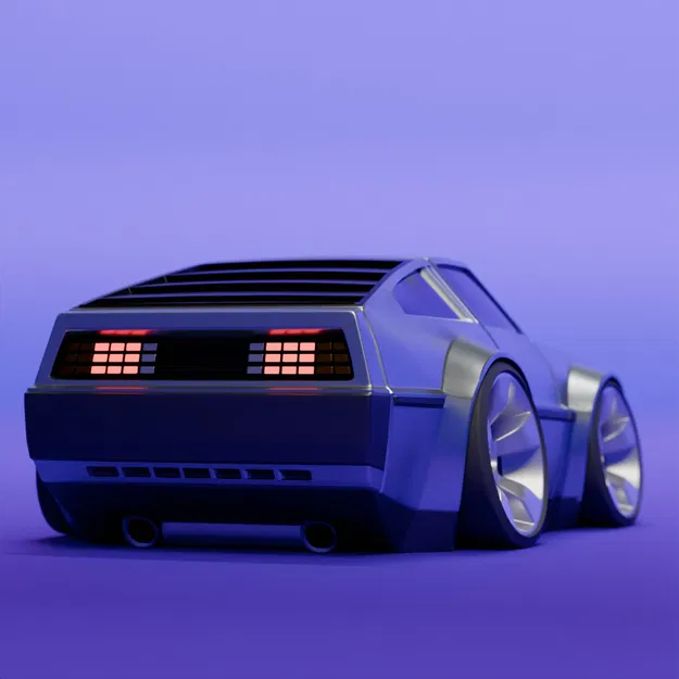 Mô hình Xe DeLorean Thời Gian - Cỗ Máy Thời Gian Huyền Thoại - Image 5