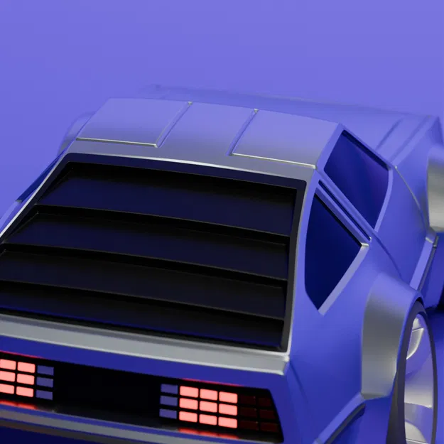 Mô hình Xe DeLorean Thời Gian - Cỗ Máy Thời Gian Huyền Thoại - Image 6