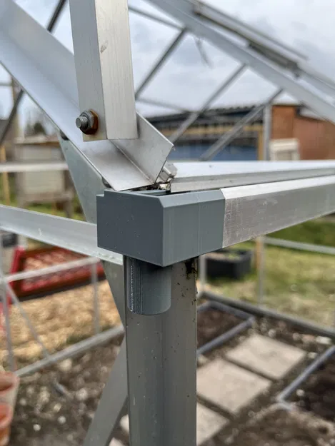 Đầu nối ống nước máng xối nhà kính - Image 1