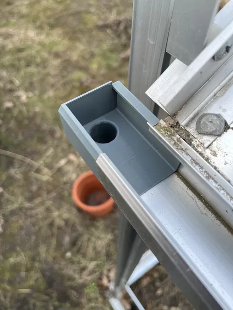 Đầu nối ống nước máng xối nhà kính - Image 2