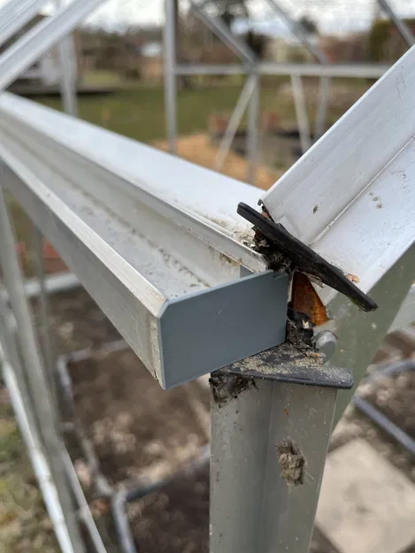 Đầu nối ống nước máng xối nhà kính - Image 3