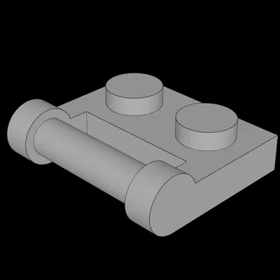 Tấm Lego Tương Thích (48336.dat) 1 x 2 Có Tay Cầm Loại 2