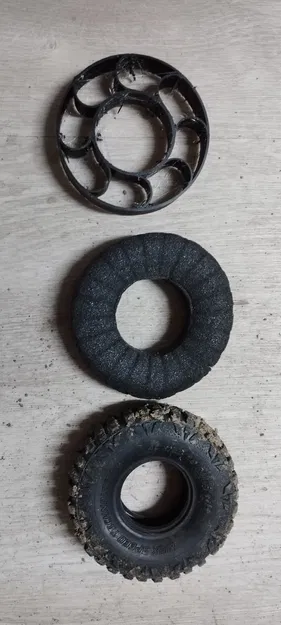 Lỗ độn bánh xe TPU 1.9" cho RC Crawler - Image 2