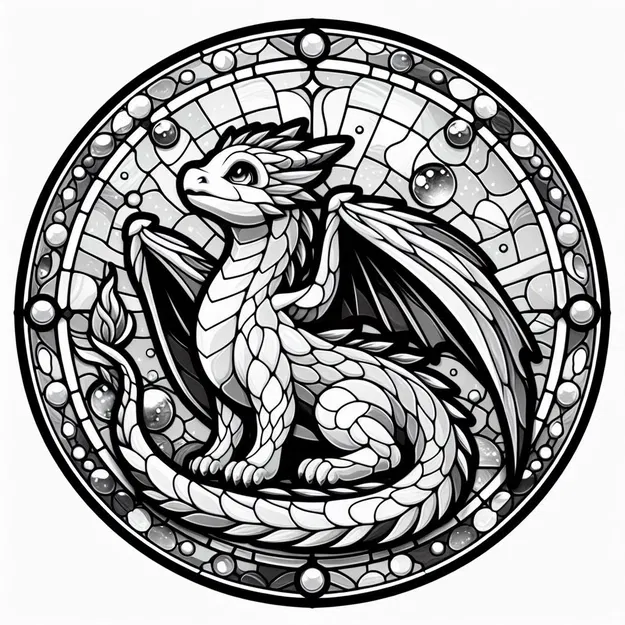 Rồng con (ba màu) - Trang trí tường, đế lót ly - Image 1