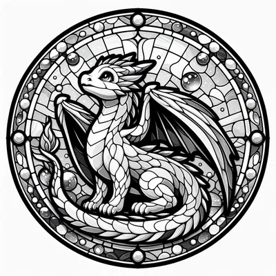 Rồng con (ba màu) - Trang trí tường, đế lót ly