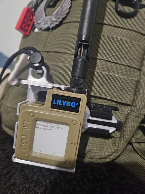 Vỏ Lilygo T-Echo có Vòng Cải Tiến và Kẹp Nhanh Tùy Chọn - Image 1