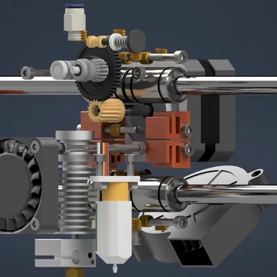 Nâng cấp Direct Drive Tối thượng cho HyperCube Evolution (BLTouch + Đầu đùn BMG) (Cảm biến sợi bonus)