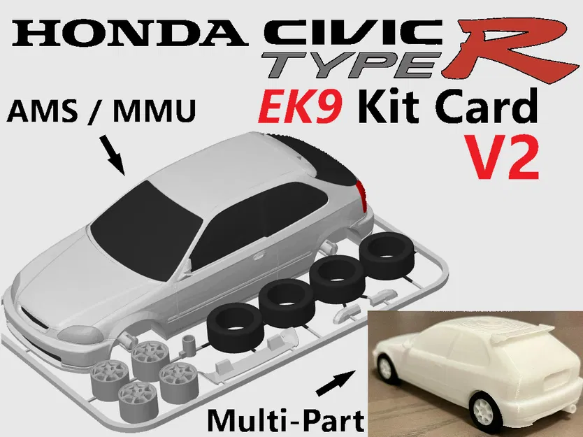 Honda Civic Type R (EK9) Kit Card - Image 1