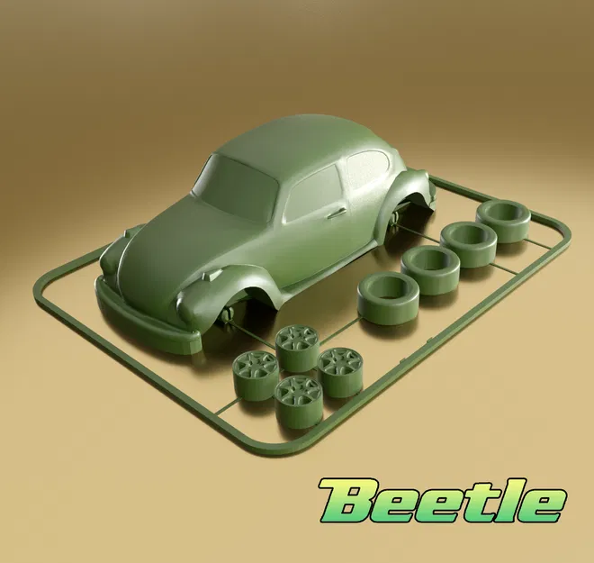 Mô hình thẻ Beetle Volkswagen - Image 2