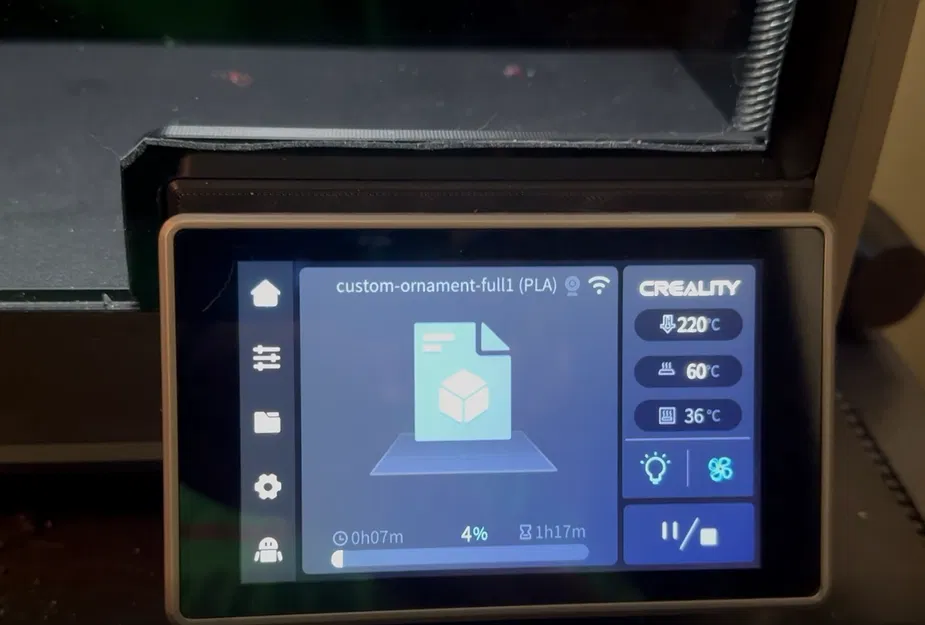 Creality K1 - Nắp Mở Cửa (bản chỉnh sửa) - Image 1