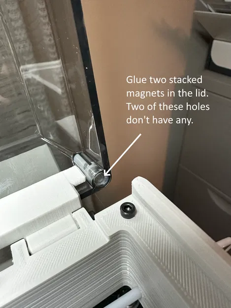 Nâng cấp K1 có bản lề, lỗ thông hơi (đóng/mở), lối ra dây PTFE - Image 6