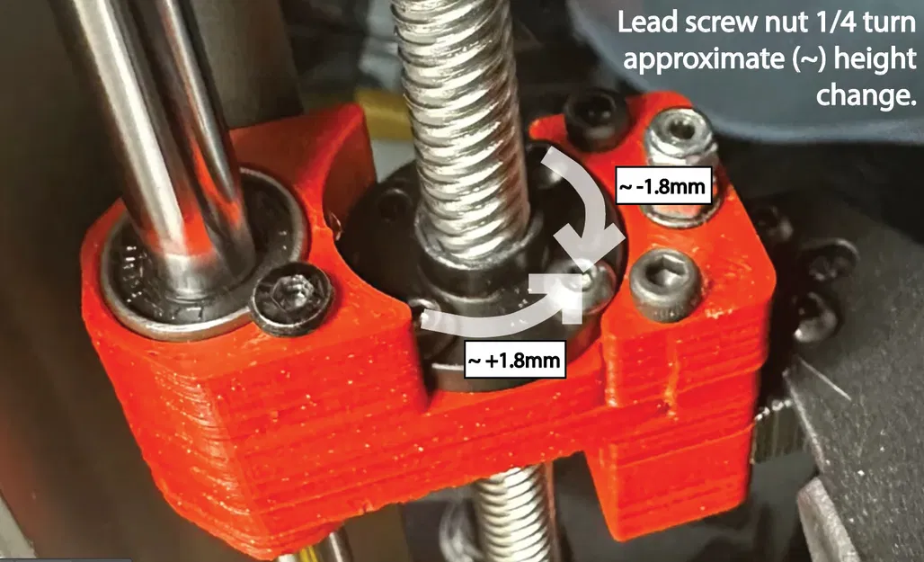 Bộ điều chỉnh chiều cao Z cho khung giường Creality K1/K1 Max - Image 23