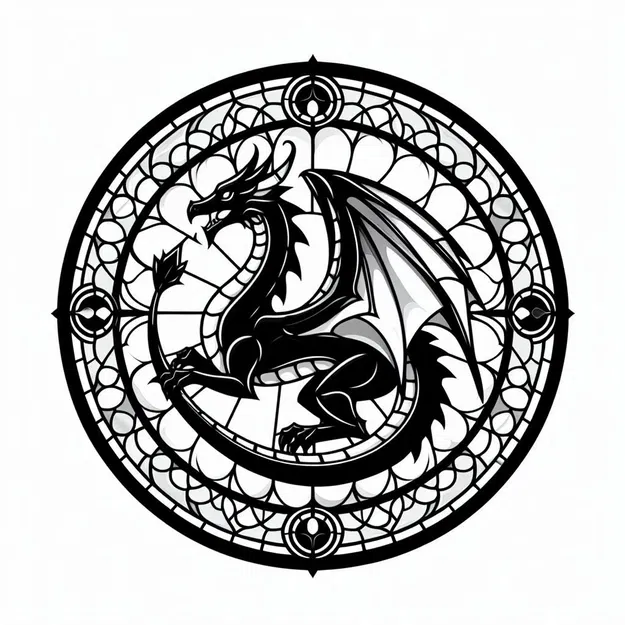 Tranh Treo Tường / Đế Lót Ly Hình Rồng Độc Đáo - Image 1