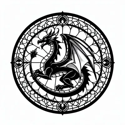 Tranh Treo Tường / Đế Lót Ly Hình Rồng Độc Đáo