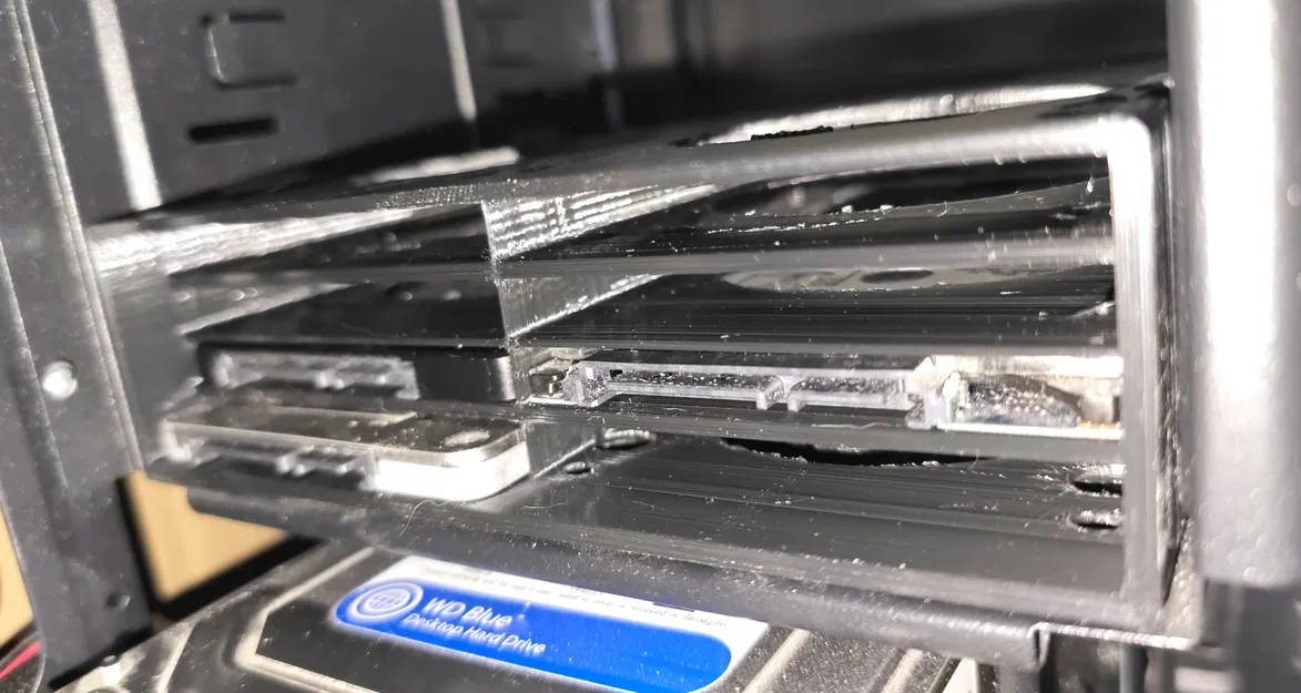 Khung Chuyển Đổi Ổ Cứng SSD 2.5" 7mm Ra 5.25" Cho NAS Server - Image 8