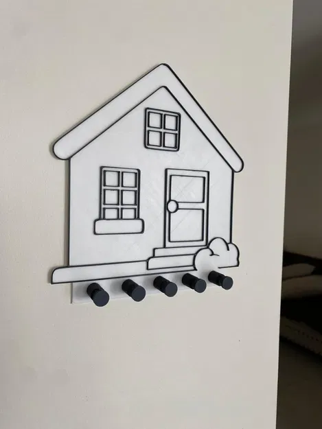 Móc Chìa Khóa Hình Ngôi Nhà - Image 1