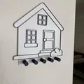 Móc Chìa Khóa Hình Ngôi Nhà - Thumbnail 1