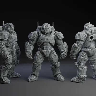 Móc khóa T-60 Suit Netsuke